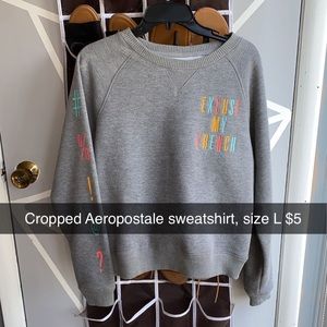 Cropped sweatshirt